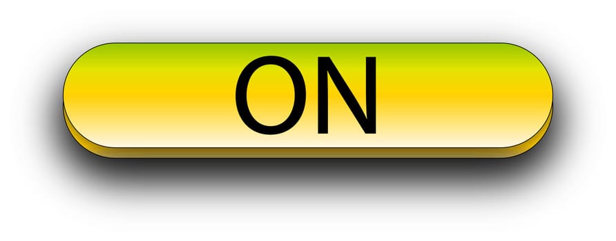 An illustrated image of an on button.