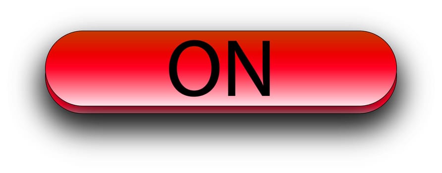 An illustrated image of an on button.