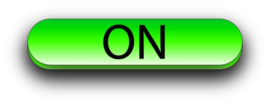 An illustrated image of an on button.