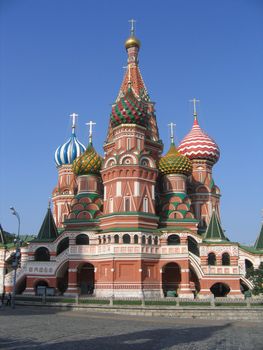 St Basils Cathedral Moscow on a clear day