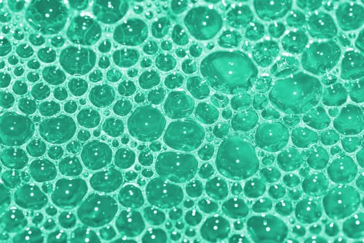 Green bubbles abstract background