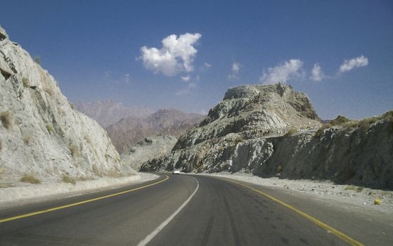 Empty Road in the desert