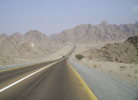 Empty Road in the desert