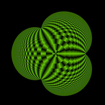 An abstract depiction representing clover.