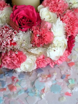Flowers in a wedding bouquet