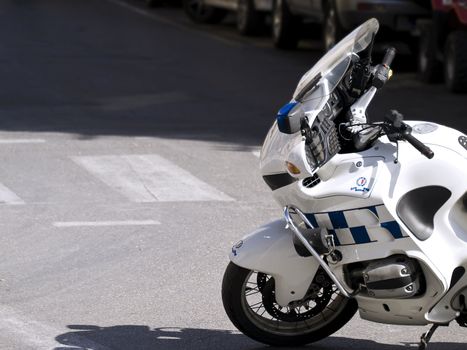 Motorbike of the Traffic Control section of the Malta Police Force      