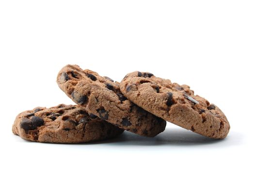 sweet cookies isolated on a white background