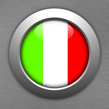 italy button flag sign or badge for website