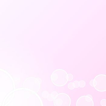 pink bubble background with copyspace for text message