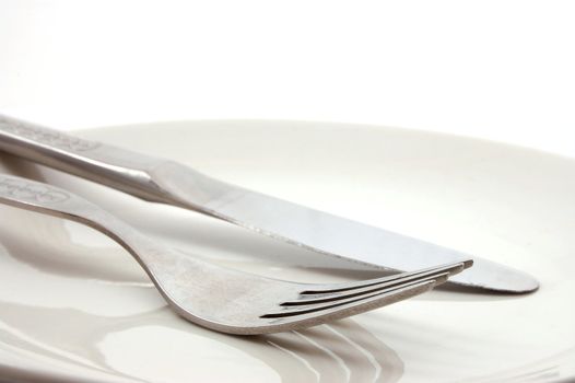abstract fork background as a food concept