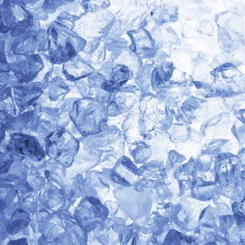 cool ice background or texture in blue with copyspace