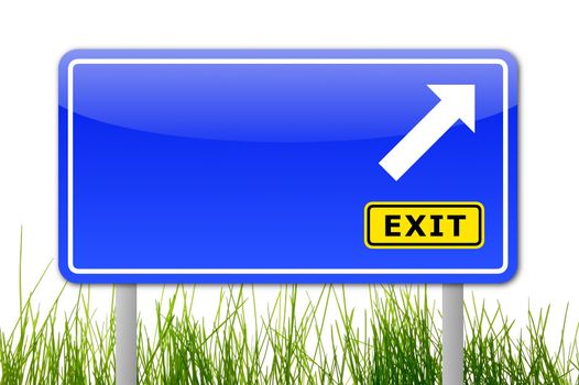 empty sign with copy space for your text