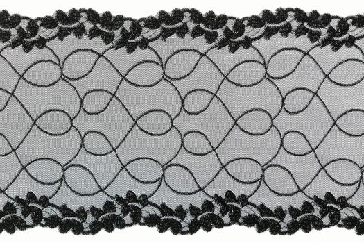  black lace on white background                                