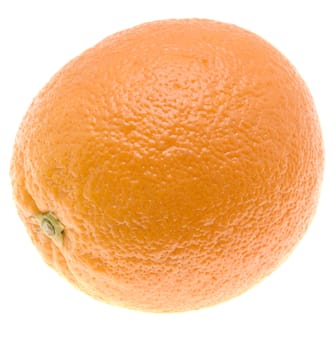 isolated perfect orange on white