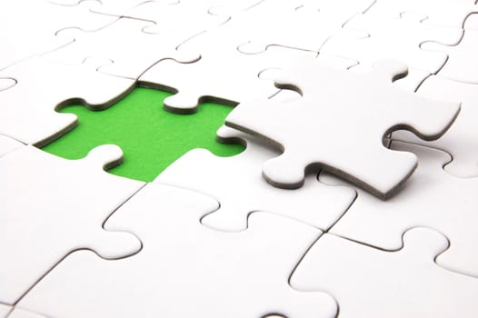 jigsaw or puzzle background with copyspace for text