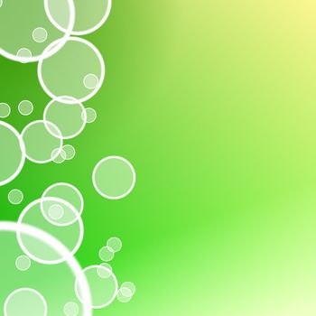 summer background with vivid green and copyspace for text message