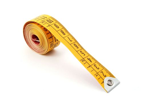 measuring tape isolated on a white background