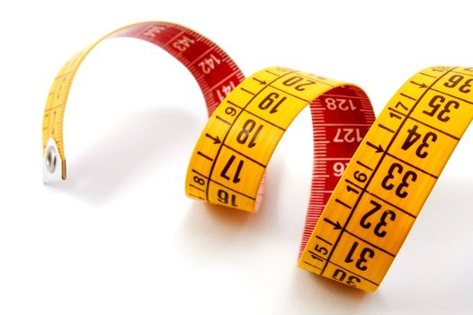 measuring tape isolated on a white background