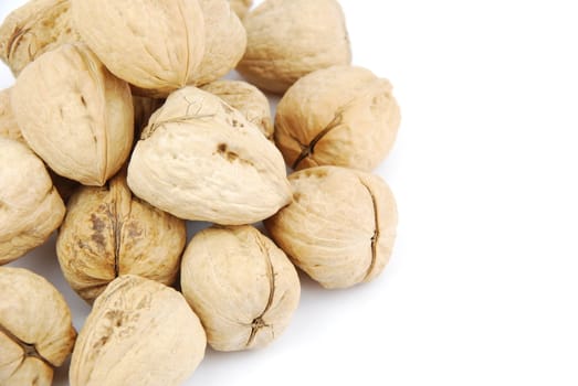 walnuts isolated on white background
