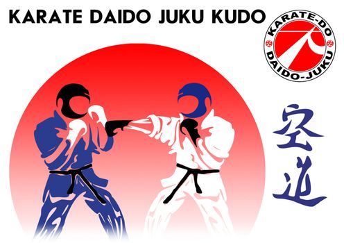 Fighting arts KARATE DAIDO DJUKU KUDO