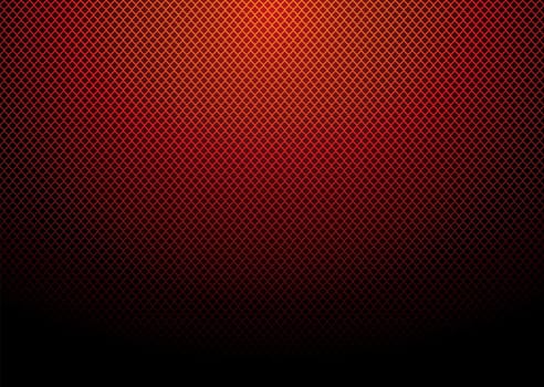 Abstract diamond material background with bright red glow