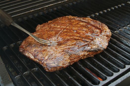 Succulent Flank Steak on the BBQ