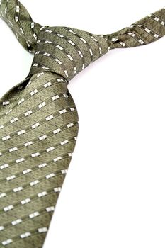 Tie - a personal accessory of the businessman, isolated on white, (look similar images in my portfolio)