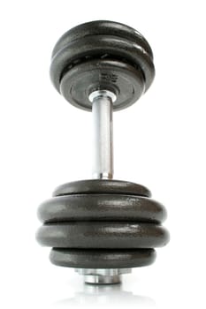 Dumbbell isolated on white 2