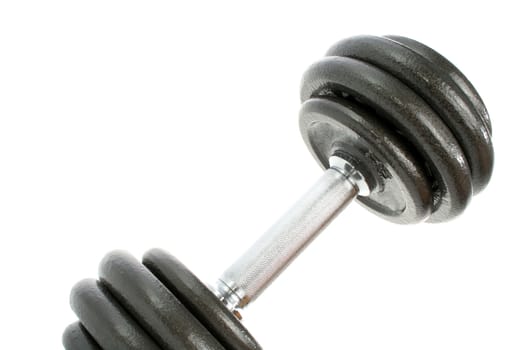 Dumbbell isolated on white 3