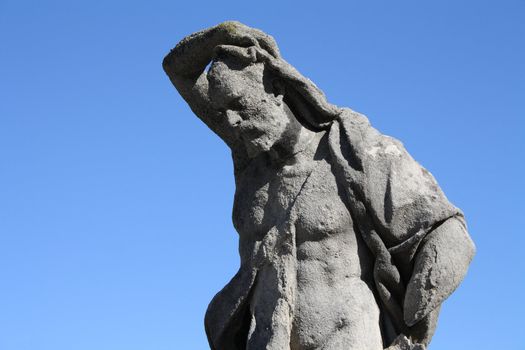 A statue in Villa Olmo's gardens, Como, Italy