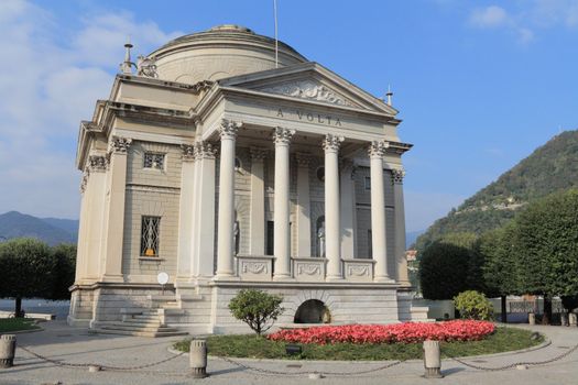 Tempio Voltiano is the most visited museum in Como, Italy. The permanent exhibition is dedicated to the memory of Alessandro Volta and the recognition of his scientific work