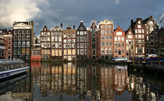 Amsterdam canal houses