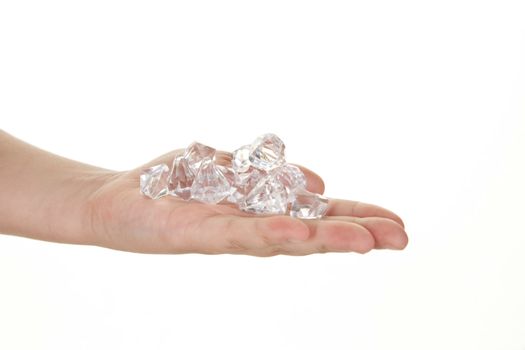 handful of diamonds