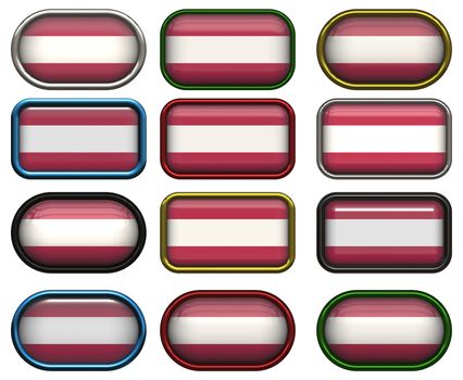 twelve buttons of the  Flag of Austria