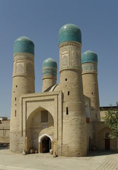 The gate of old madrasah in Bukhara