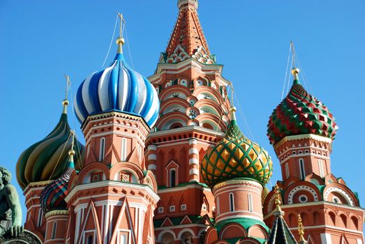 St. Basil cathedral in Russia, Moscow.