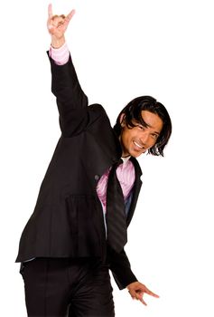 Young indonesian man in a business suit