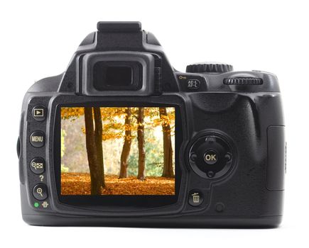 landscape on cam display showing holiday or vacation concept