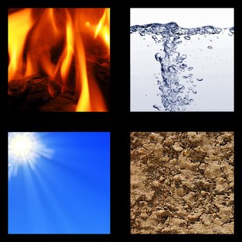 the four elements earth wind water and fire