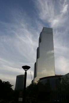 Scene of Korea a towering building in Coex Seoul Korea