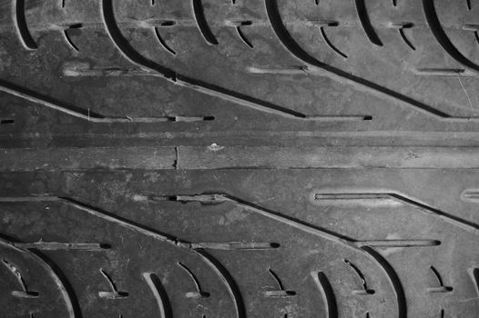 texture surface or pattern of black tyre as background