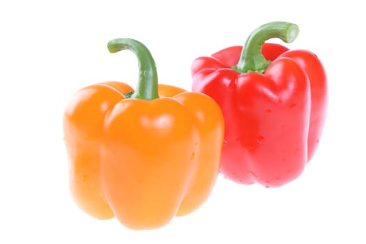 Vegetables, Bulgarian Pepper, Green, Orange, Red, Summer
