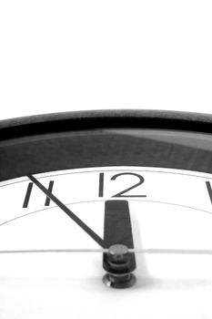 wall clock at 12. time is running out