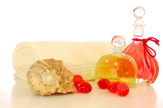bodycare still life showing harmony balance wellness or zen