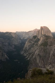 Glacier Point is a viewpoint above Yosemite Valley, in California, USA. It is located on the south wall of Yosemite Valley