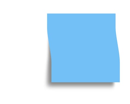 Post it Blue Digital High Resolution with Copy Space