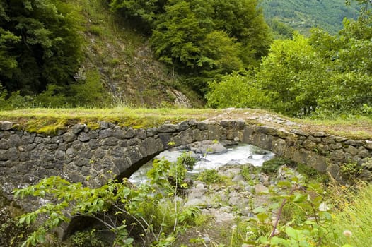 Old stone bridge at north east Turkey