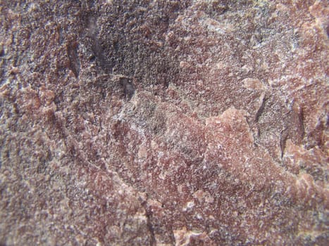 Close up of the pink granite texture.