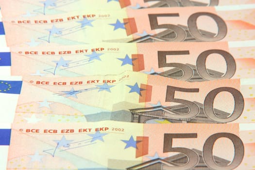 fifty euro banknotes detail for background use business and finance concepts