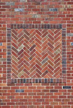 Stone Texture, Small Red Bricks In A Pattern, Wall Surface, Background